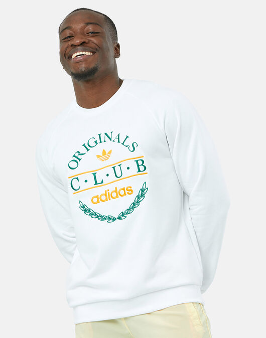 adidas Originals Mens Sports Resort Club Sweatshirt - | Life Style Sports