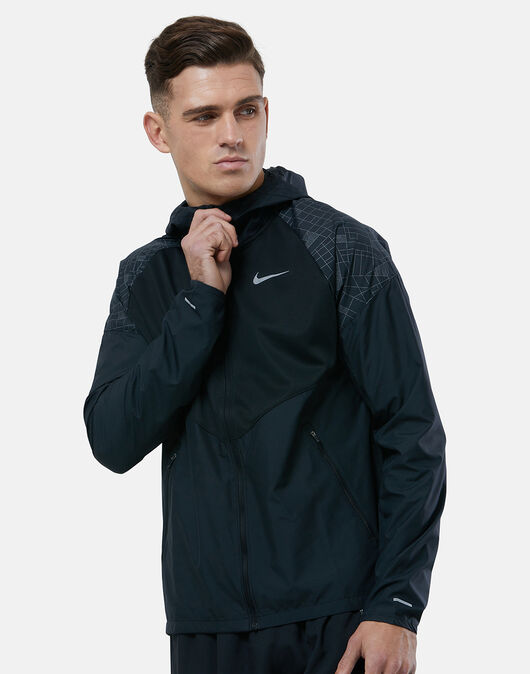 ajustar Pantano Huerta Nike Mens Run Division Reflective Flash Jacket - Black | Life Style Sports  UK