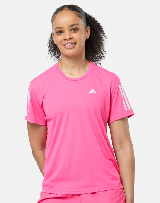 Outlaw sav vigtig adidas Womens Own The Run T-Shirt - Pink | Life Style Sports IE