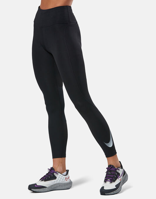 Nike Womens Swoosh 7/8 Leggings - Black