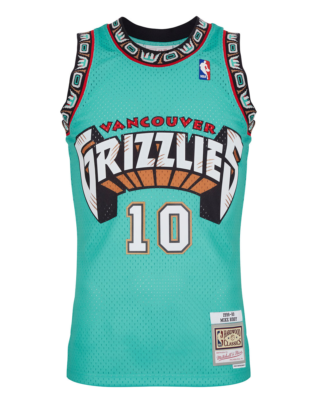 mike bibby vancouver grizzlies jersey