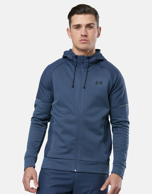 Mens Armour Fleece Storm Full Zip Hoodie