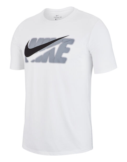 Men's White Nike Swoosh T-Shirt | Life Style Sports