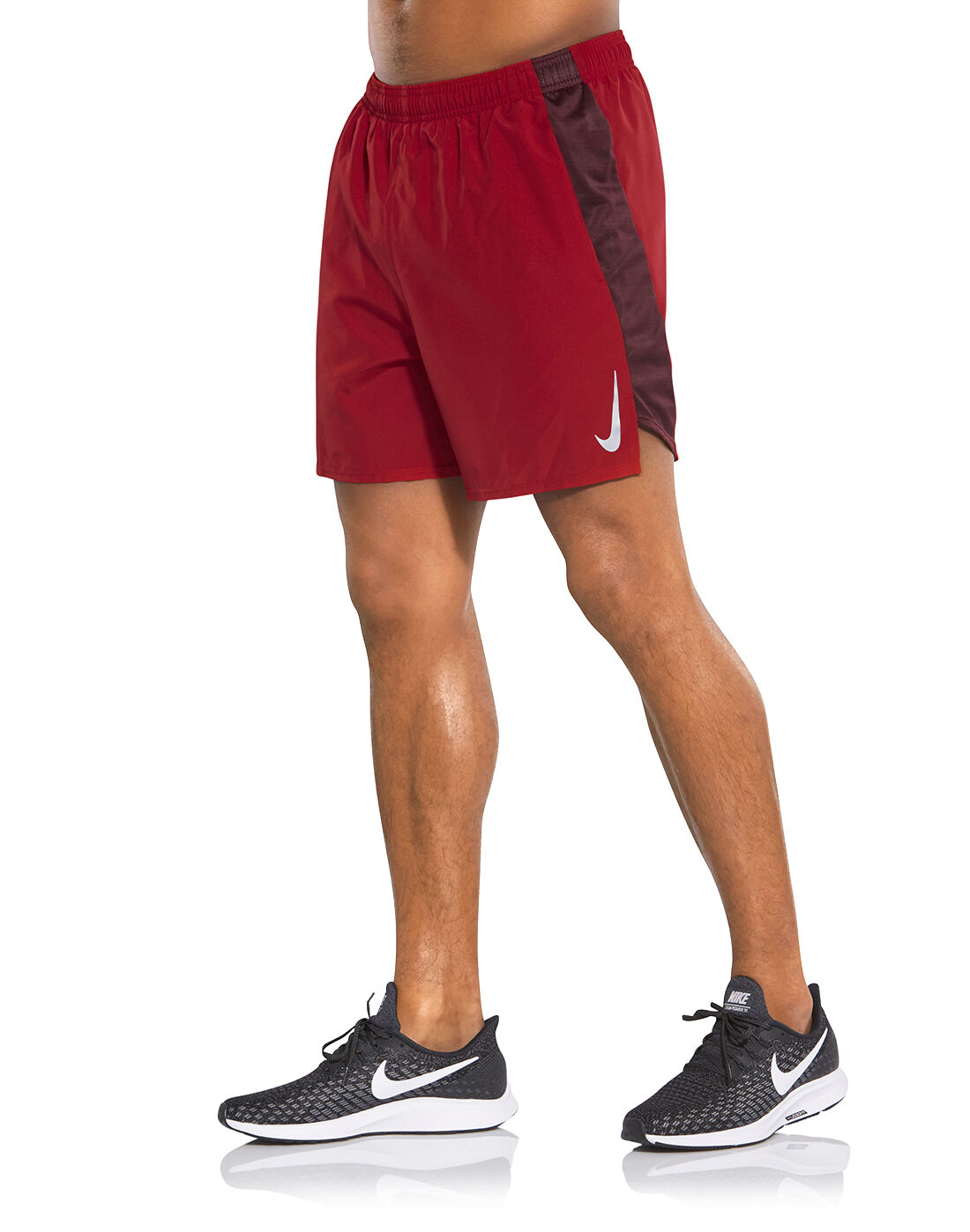 Men's Red Nike Challenger 5 Inch Shorts 