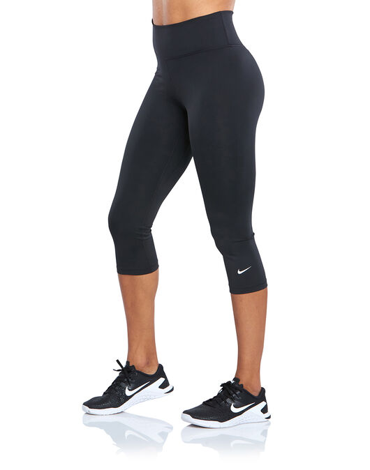 Nike, One Capri Leggings - Black/White
