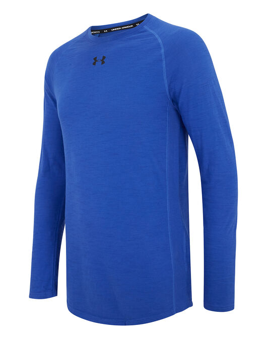 Under Armour Mens Charged Cotton Top Grey Sports Running Gym Breathable