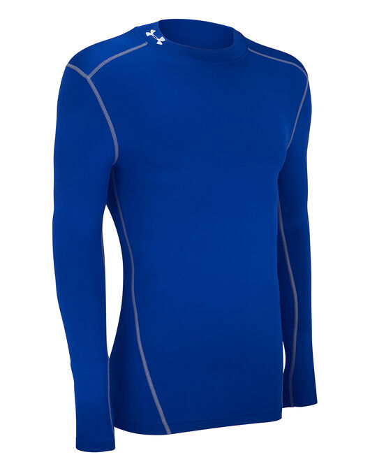 Under Armour Adult Cold Gear Armour Mock Neck Top - Blue