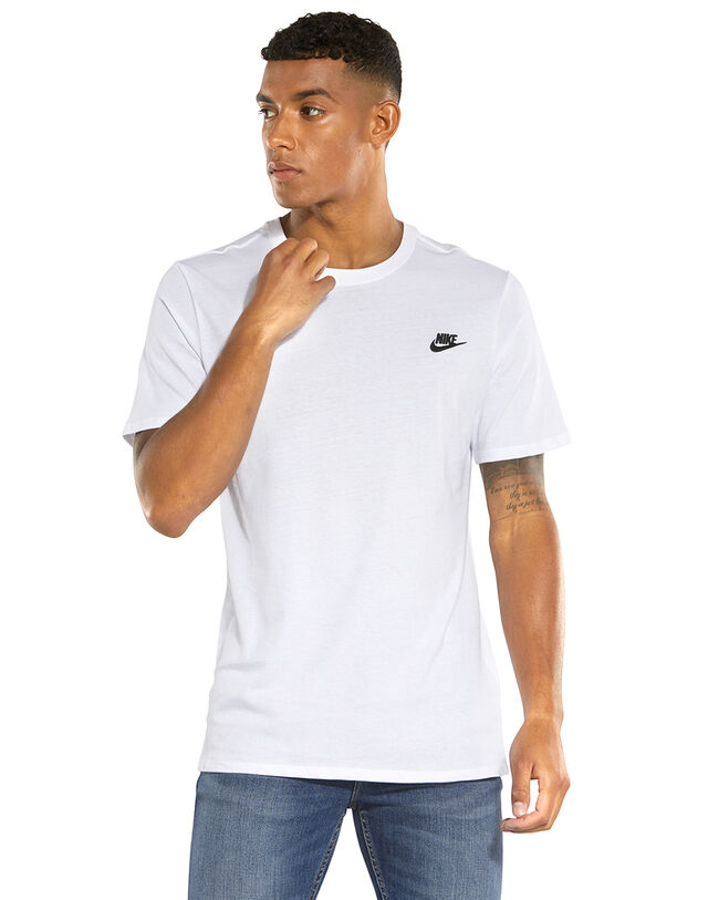 científico cruzar Árbol Nike Sportswear Men's T-Shirt - White | 827021-100 | FOOTY.COM