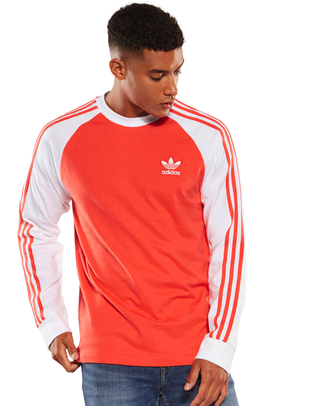 red adidas top mens