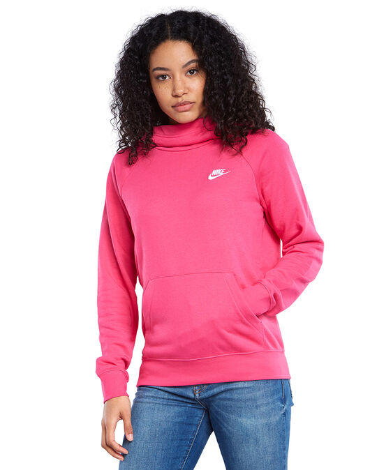 Nike Womens Fleece Hoodie - Pink | Life Style Sports IE