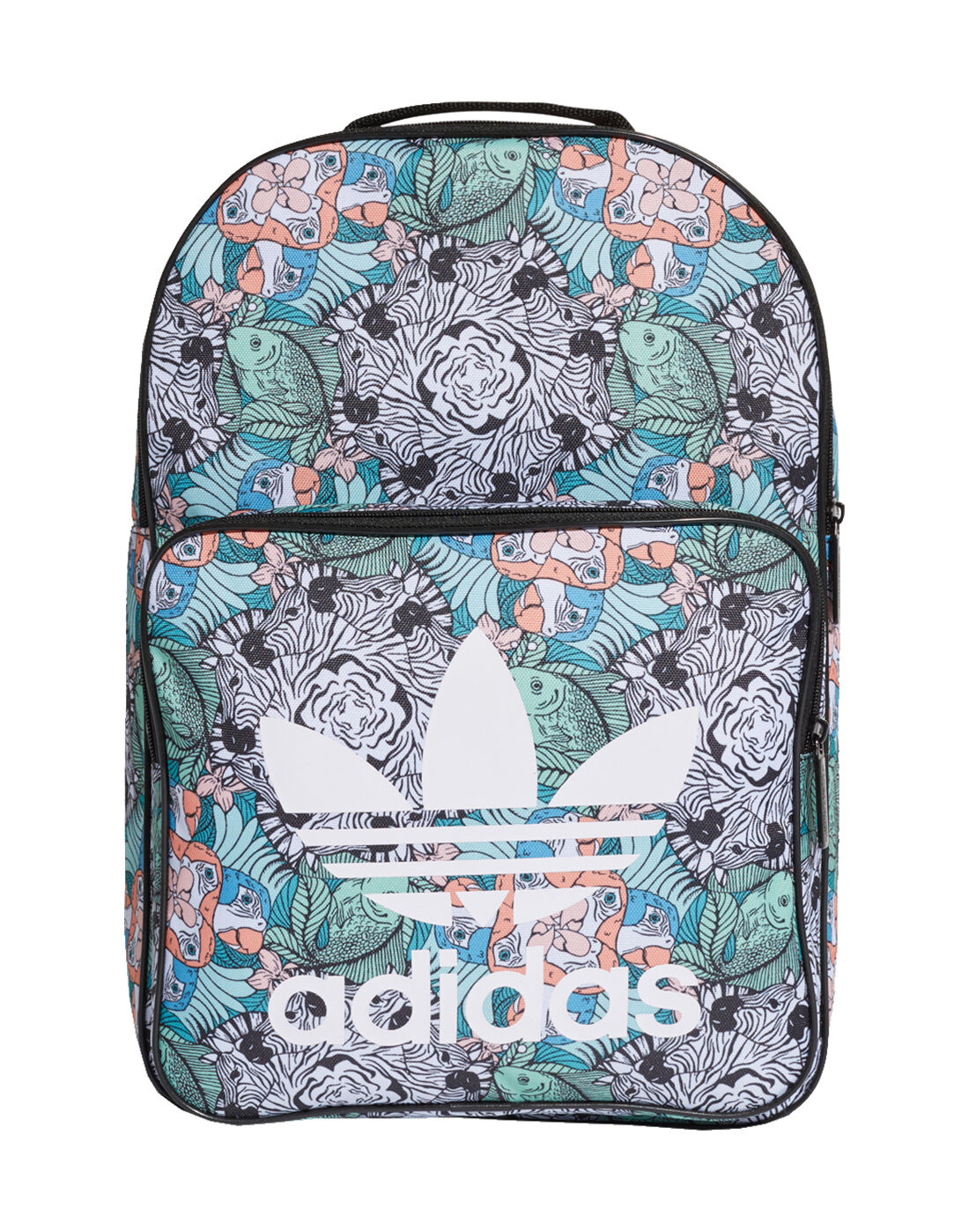 adidas zebra backpack