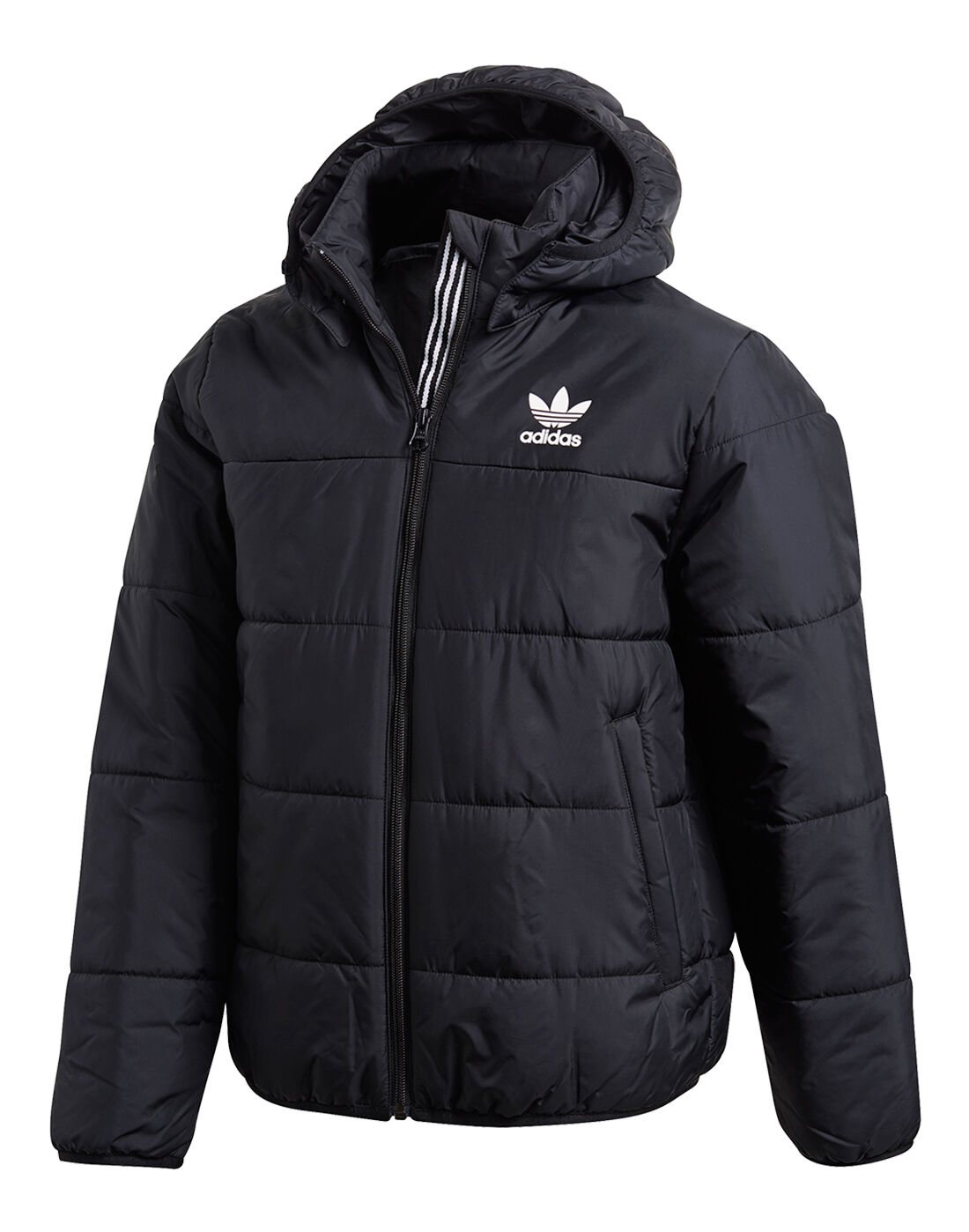 adidas trefoil quilted jacket
