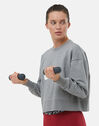 Womens Get Fit Fleece Crewneck Sweatshirt