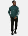 Mens 3 Stripes Long Sleeved Polo Top