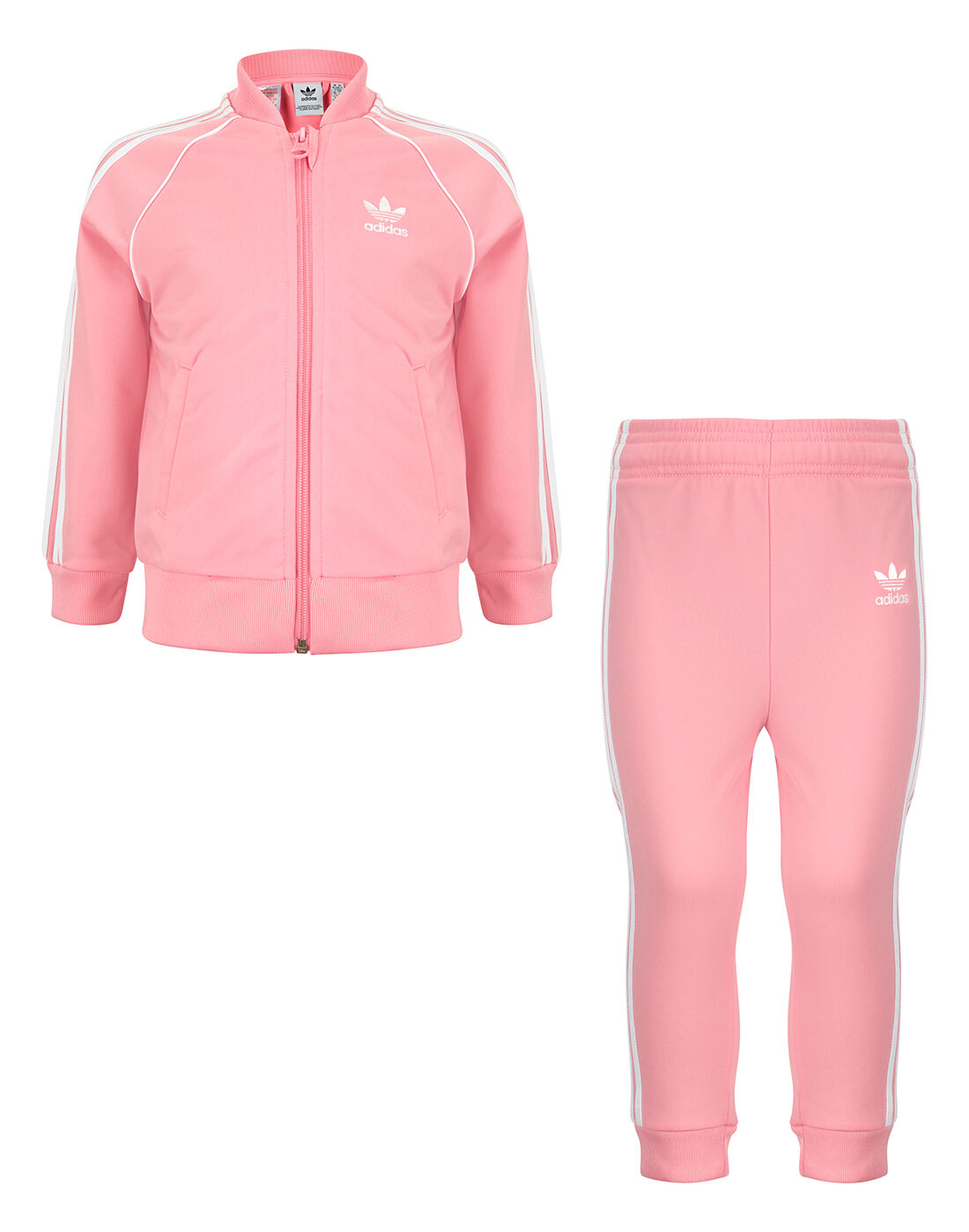 baby girl pink adidas tracksuit
