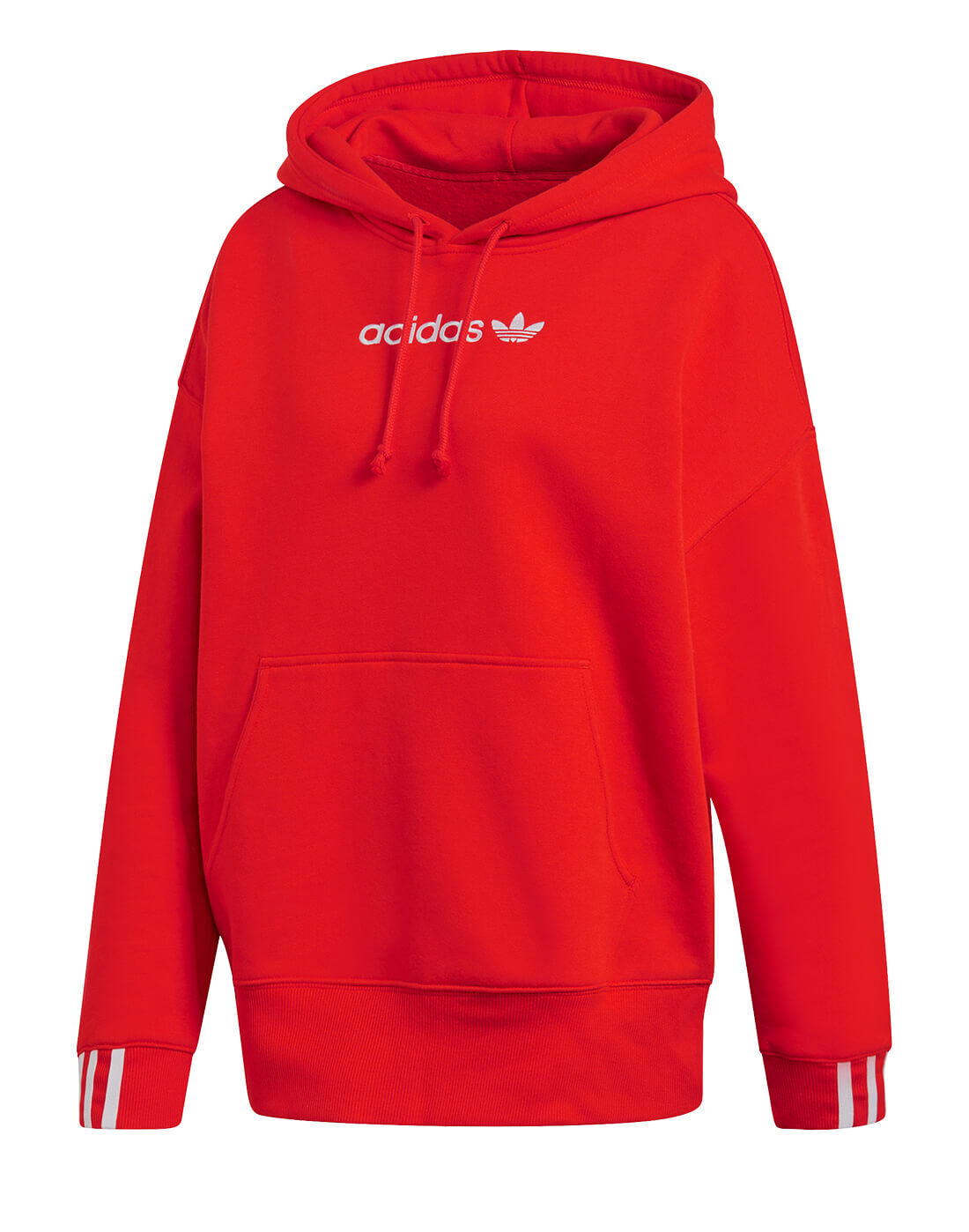 adidas originals red hoodie women's