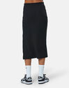 Womens Chill Knit Ribbed Maxi Skirt