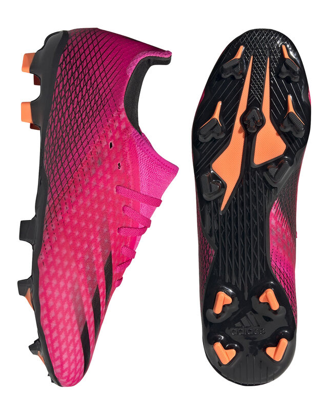 adidas Adults X Ghosted 20.3 Firm Ground Football Boots - Pink
