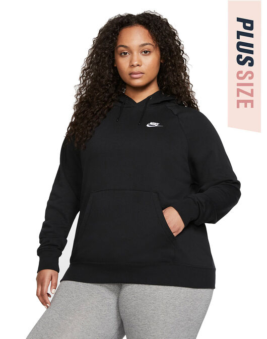 Nike Womens Essential Fleece Hoodie - Black