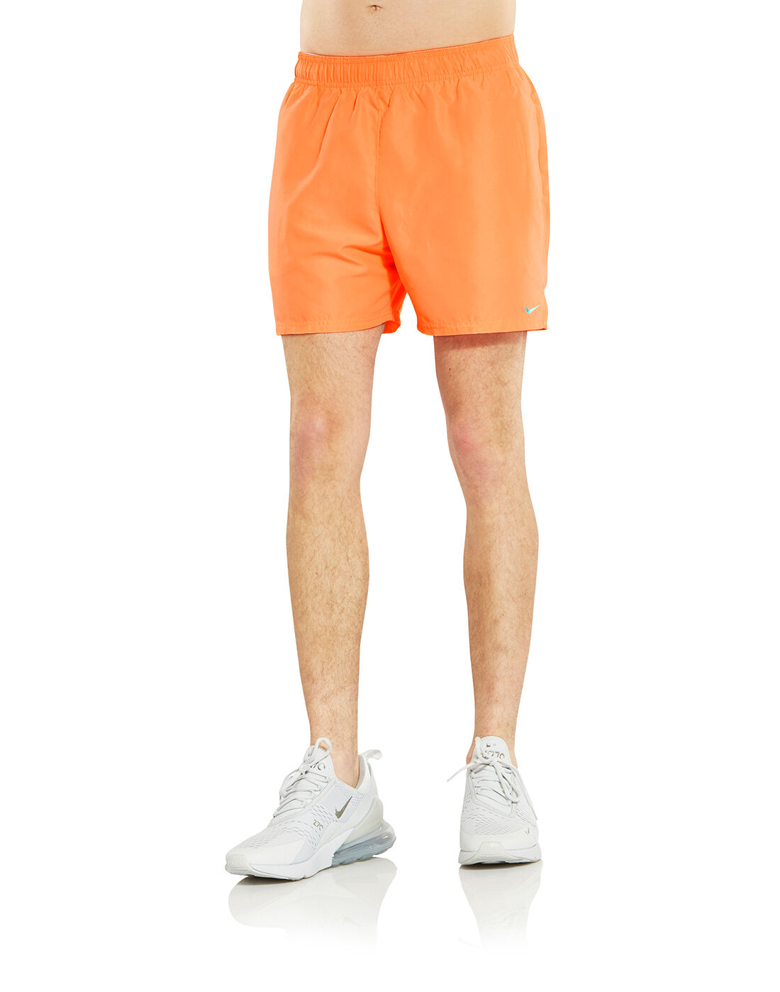 men orange nike shorts