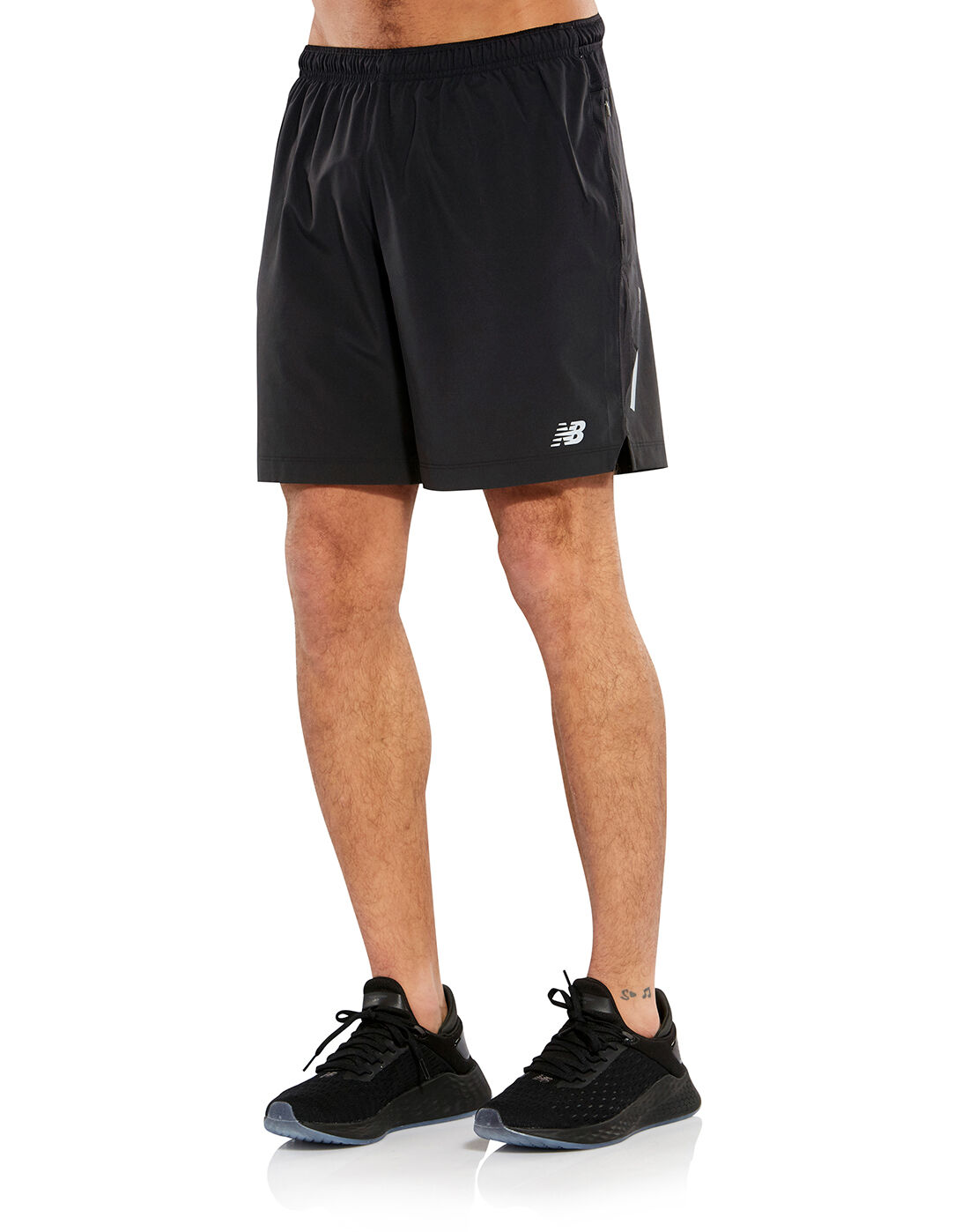 black new balance shorts
