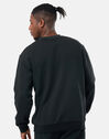 Mens Trefoil Linear Label Crew Neck Sweatshirt