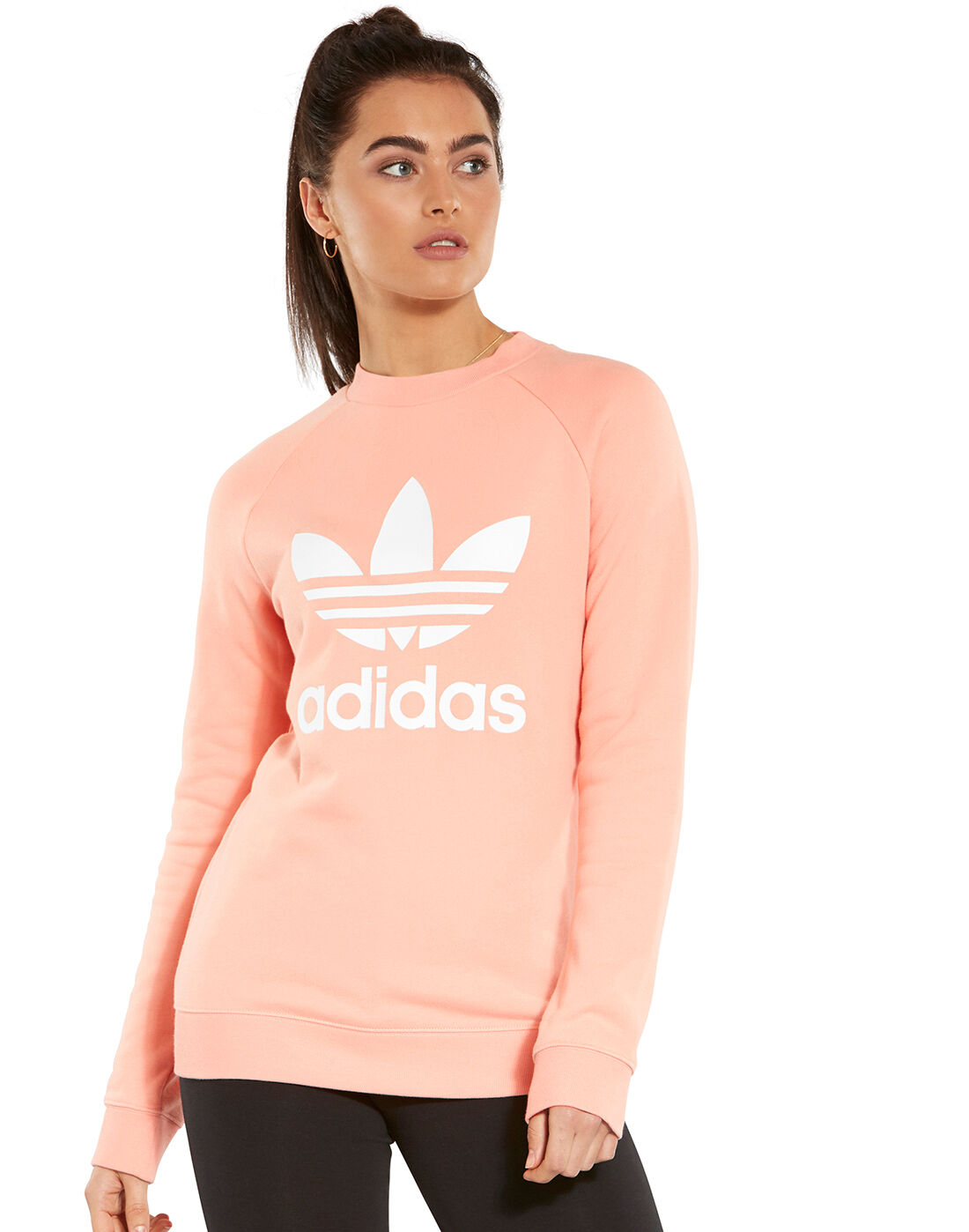 pink adidas sweatshirt