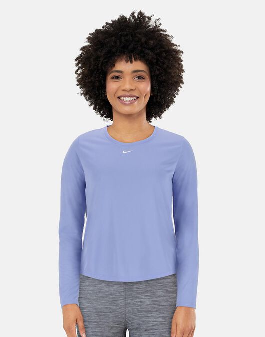 Nike Womens One Long Sleeve Top - Purple