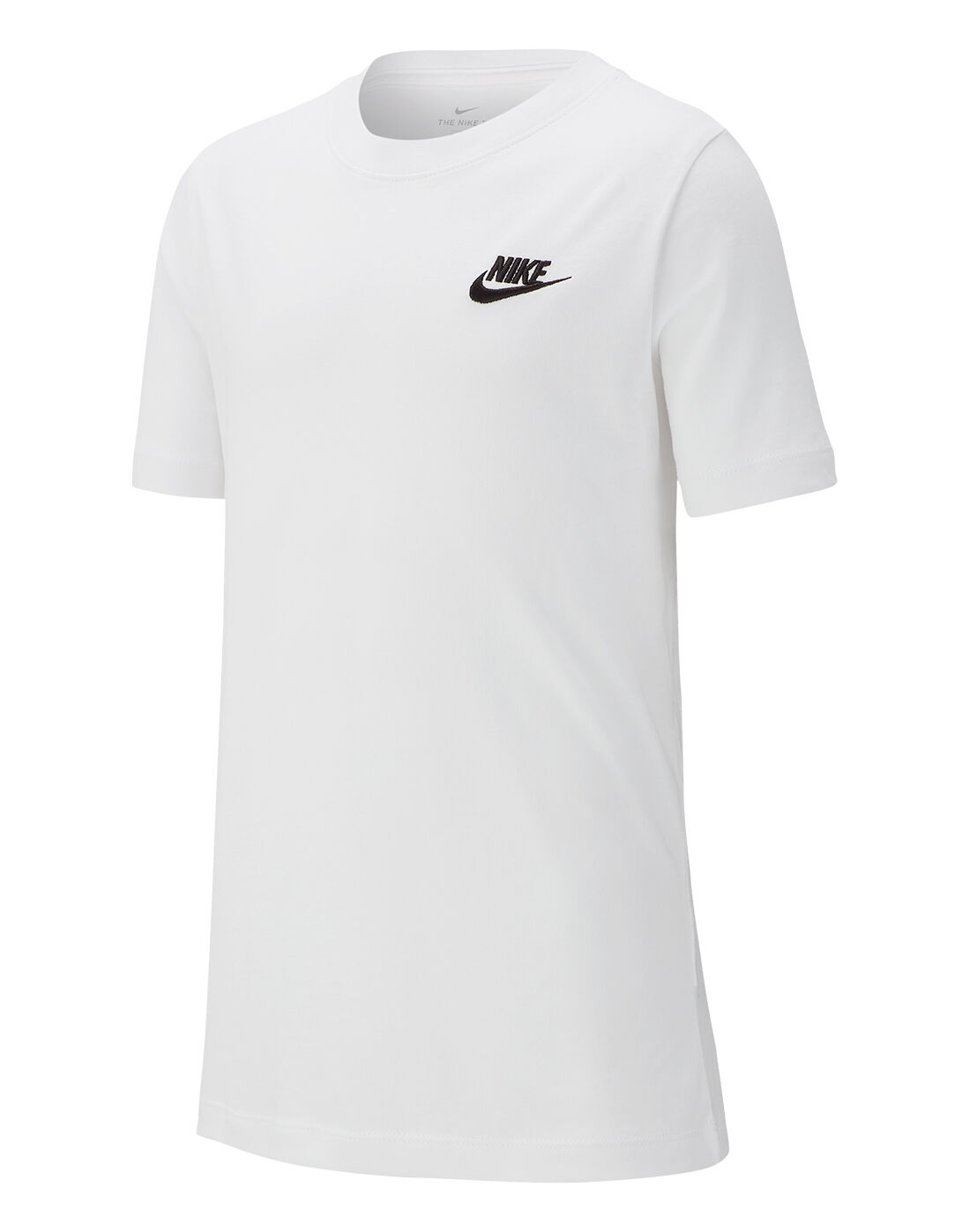 Boy's Plain White Nike T-Shirt | Life 