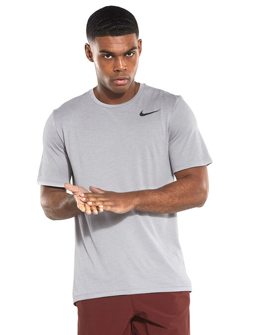 Men's Grey Nike Hyper T-Shirt Style Sports