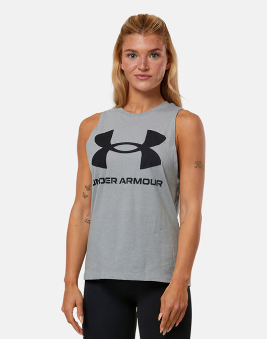 Under Armour Womens Live Sportstyle Graphic Tank Top - Grey