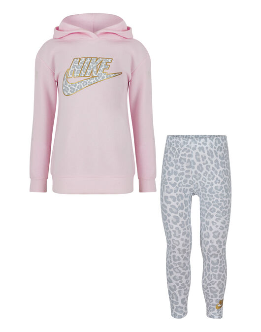 Nike Younger Girls Hoodie Tracksuit - Pink | Life Style Sports UK