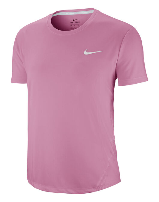Nike Womens Miler T-shirt - Pink | Life Style Sports IE