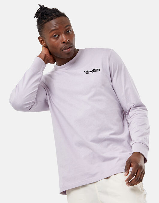 Mens Long Sleeved Graphic T-Shirt