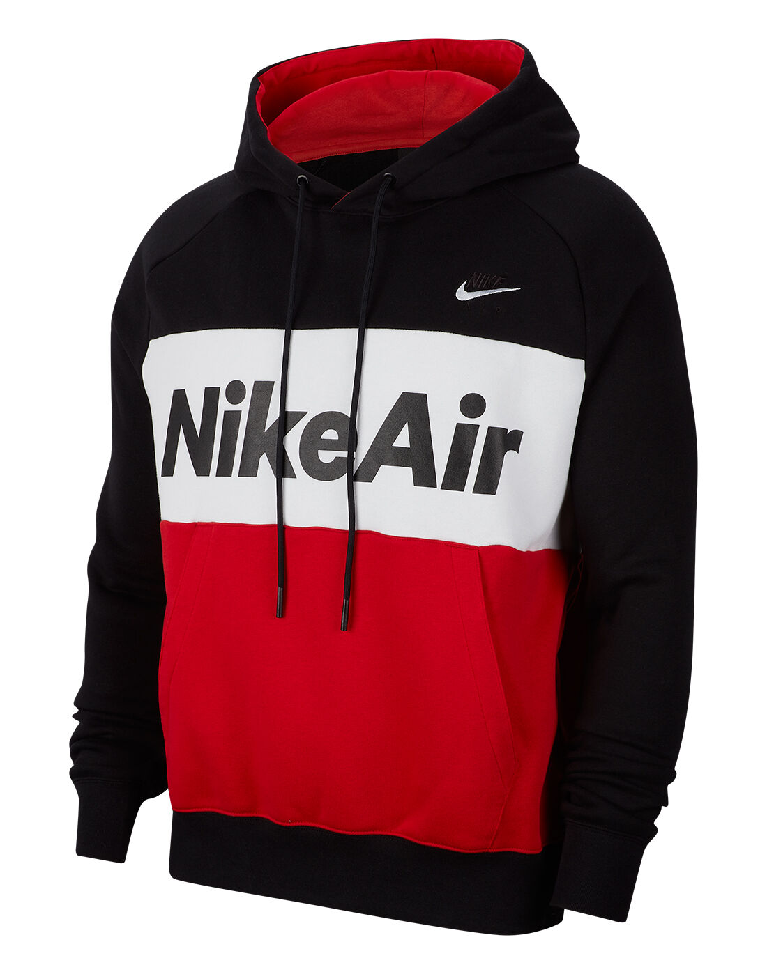 red and black nike air hoodie