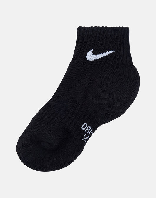 Nike Kids Performance 3 Pack Basic Ankle Socks - Black | Life Style ...