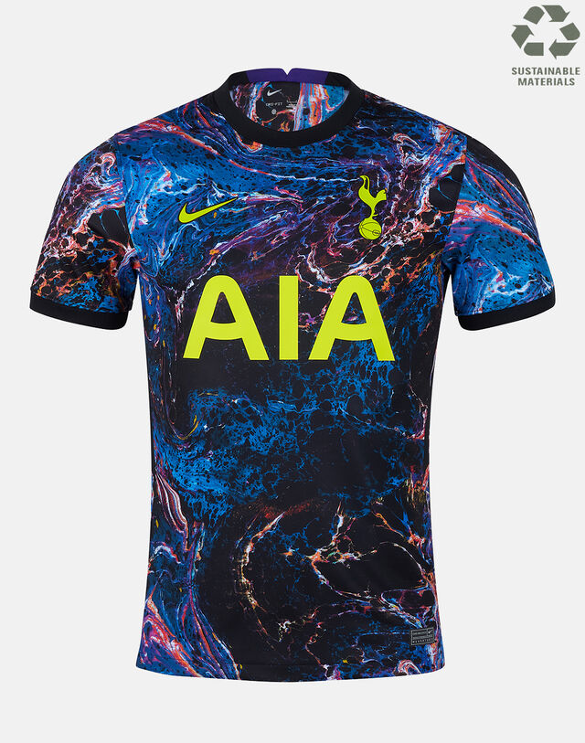 Image of Nike Unisex Adult Spurs 21/22 Away Shirt Football - Black - Xl