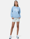 Womens Essentials Reimagined French Terry Crew Neck Sweatshirt