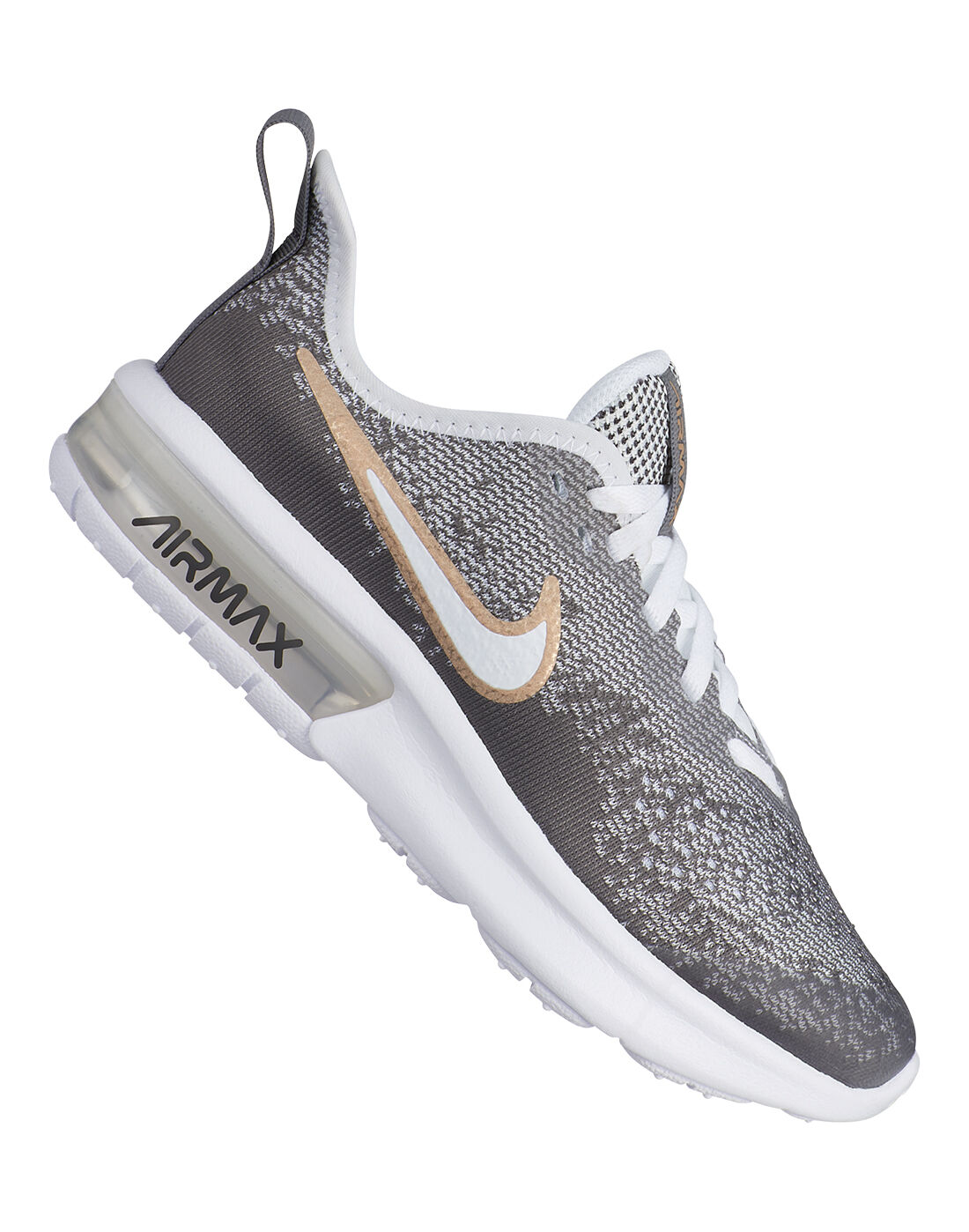 Nike Older Girls Air Max Sequent - Grey 