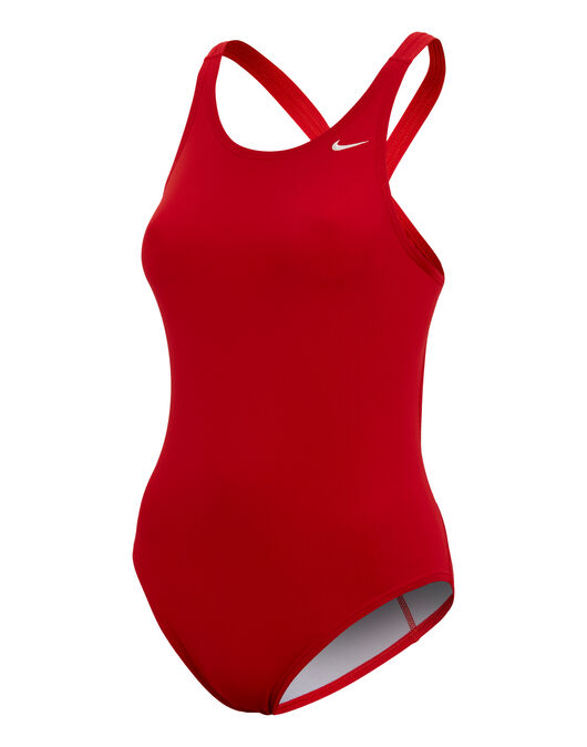 Women’s Nike Solid Red Swimsuit | Life Style Sports