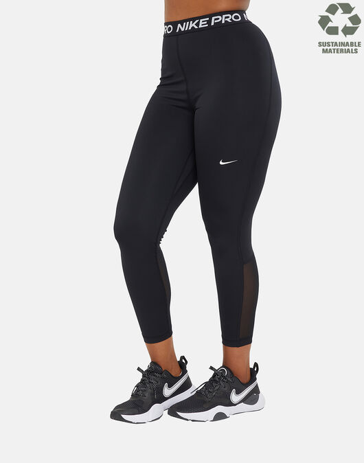 Nike Womens Pro High Rise Leggings - Black | Life Style Sports IE