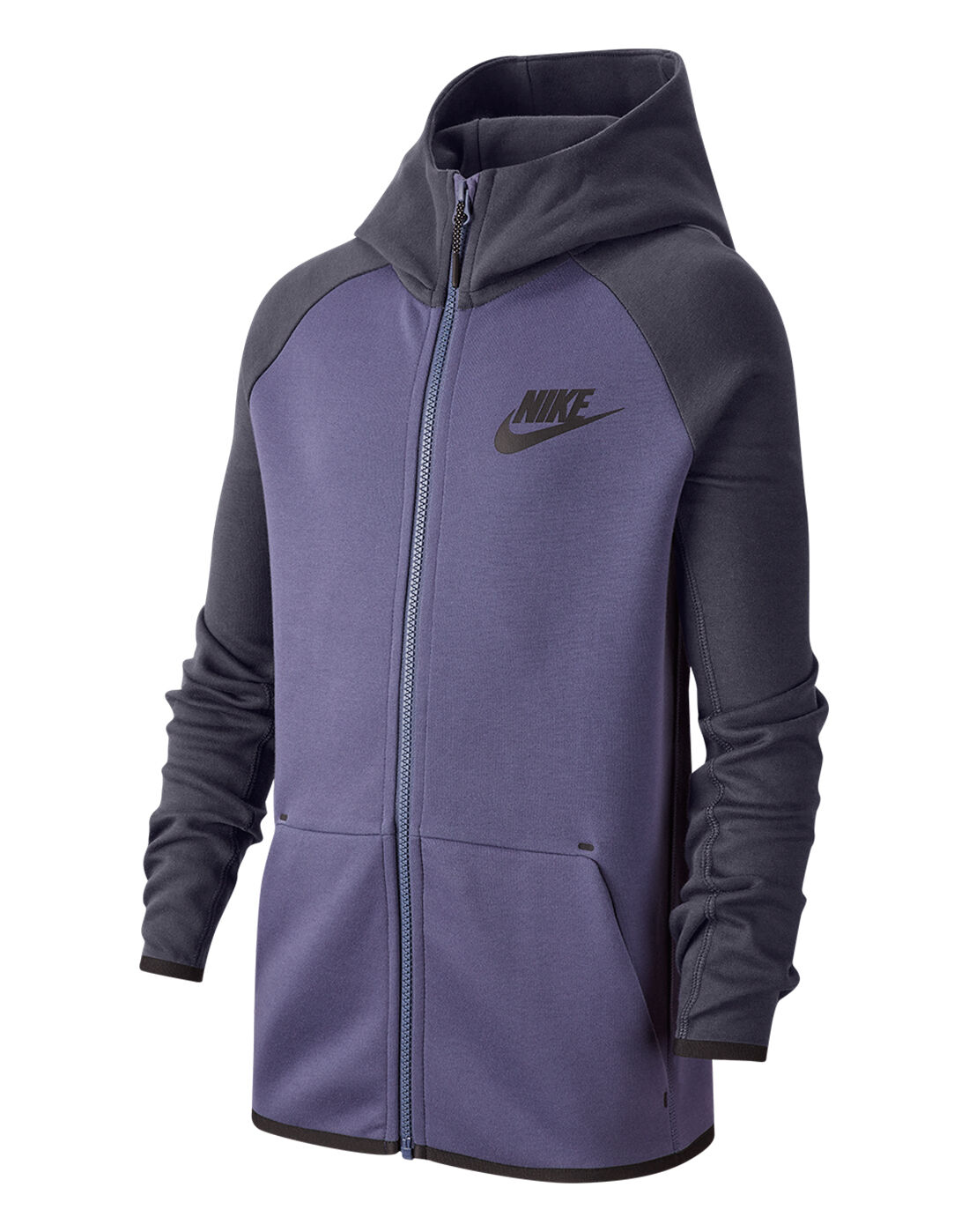 purple nike tech fleece hoodie