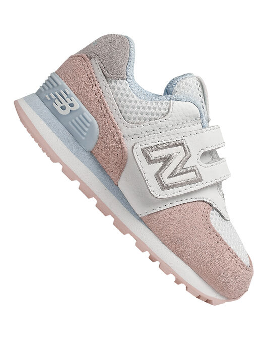 Infant Pink New Balance 574 Trainers | Sports