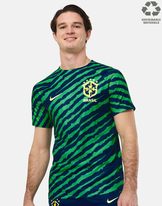 Adults Brazil Pre Match T-Shirt