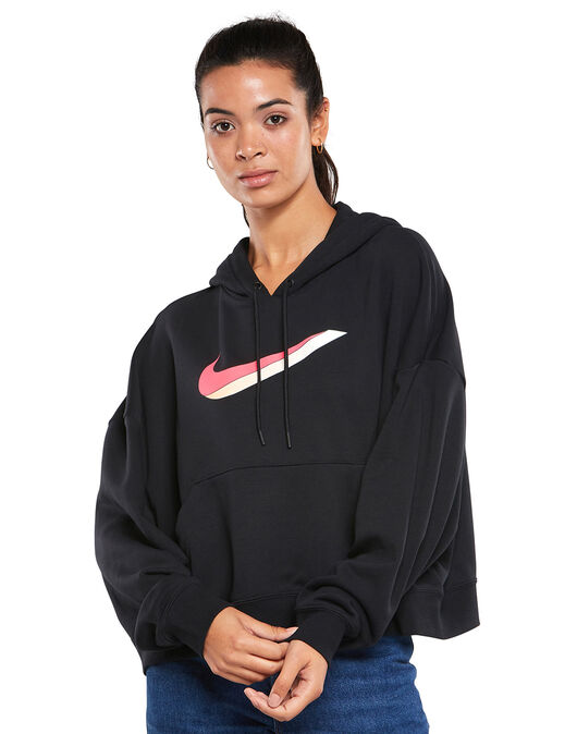 Nike Womens Icon Clash Hoodie - Black | Life Style Sports IE