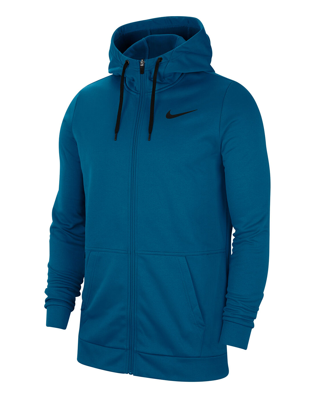 nike zip hoodie blue