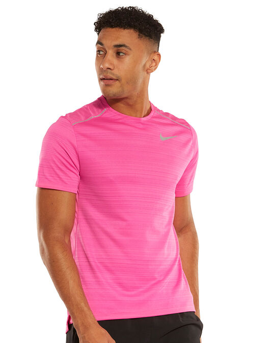 Nike Mens Dry Miler T-Shirt Pink | Life Sports IE
