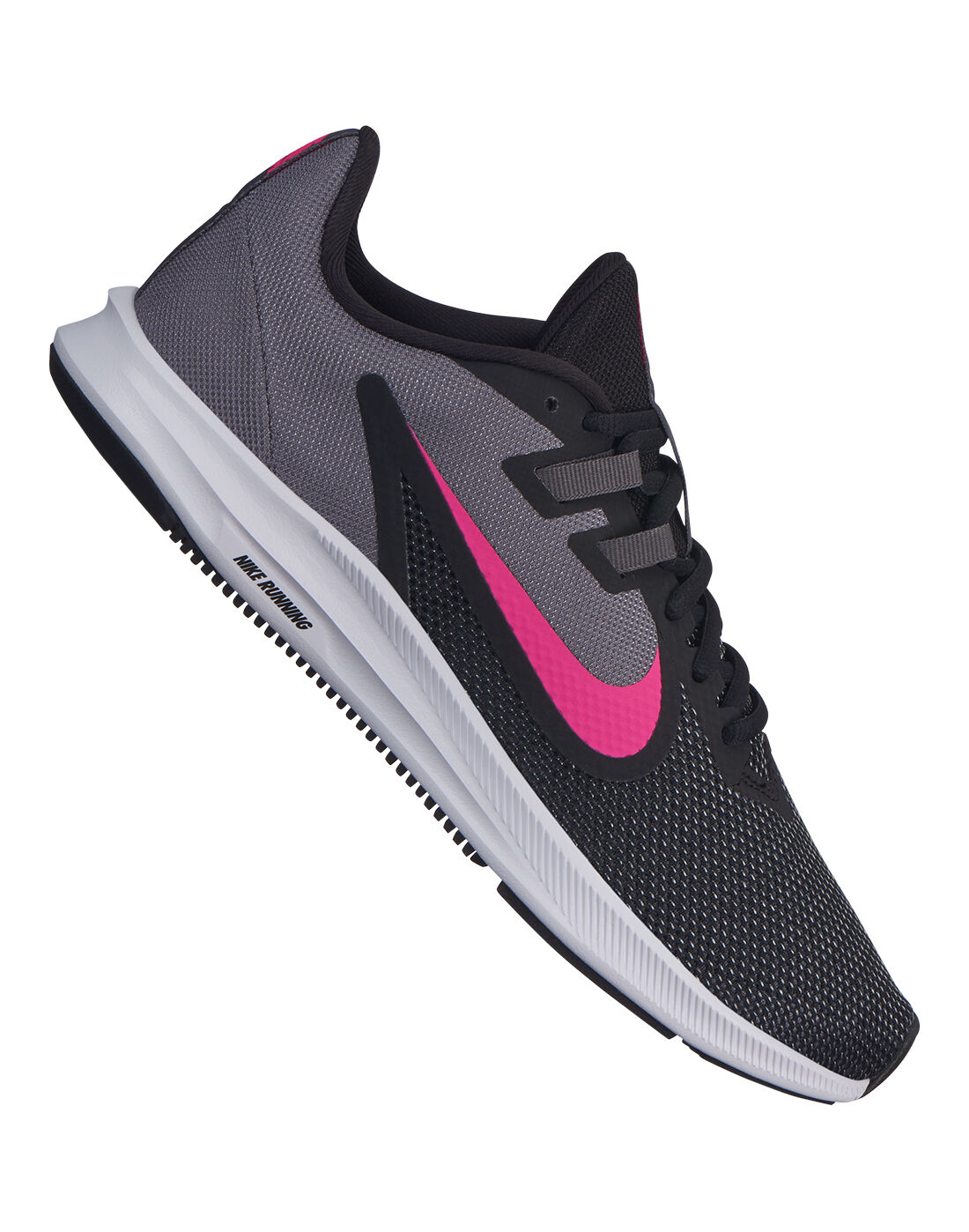 pink and black nikes womens
