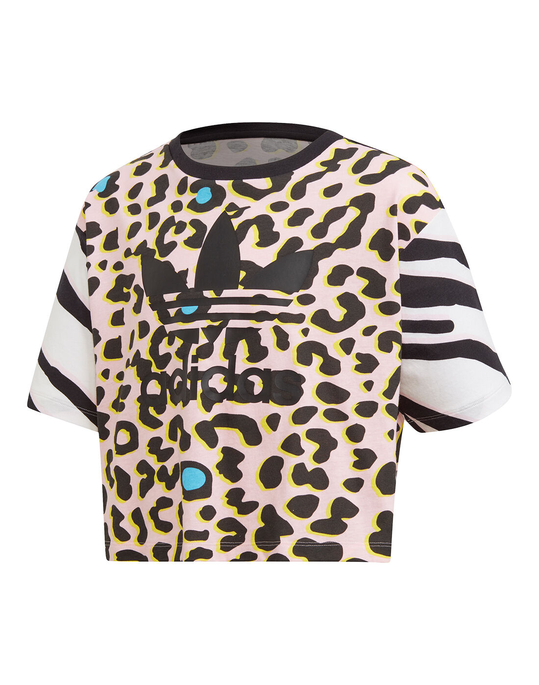adidas t shirt leopard