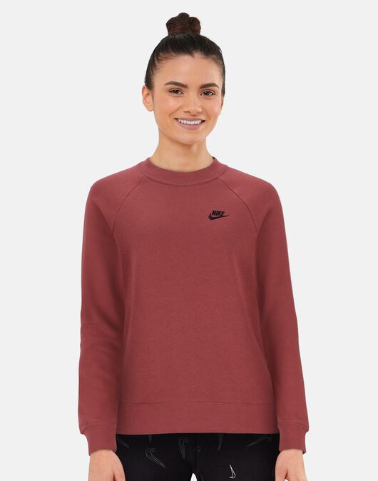 Womens Essential Fleece Crew Sweatshirt